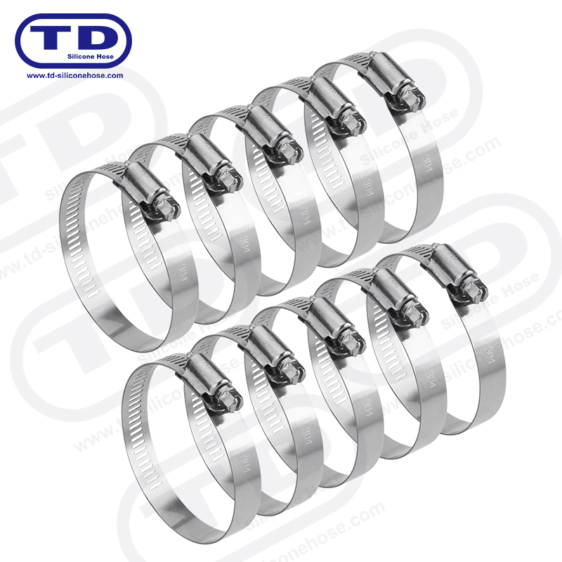 Amercian-tyyppinen mato-aseman letkukiinnike (B-Clamp)